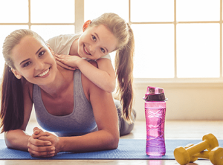 Sport à la maison avec les enfants
